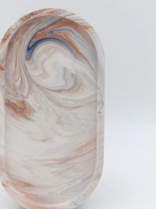 MADE ByChrillesen - Dekorationsbakke, Rust marmor