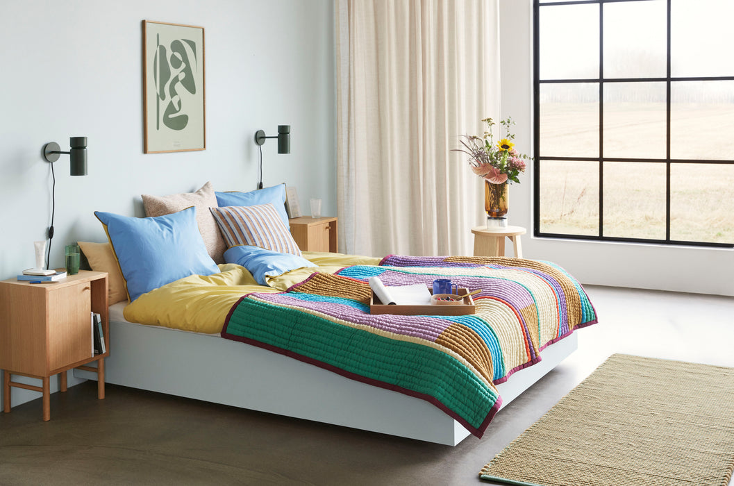 Hübsch - Pavilion Block multicolor plaid, 140x200