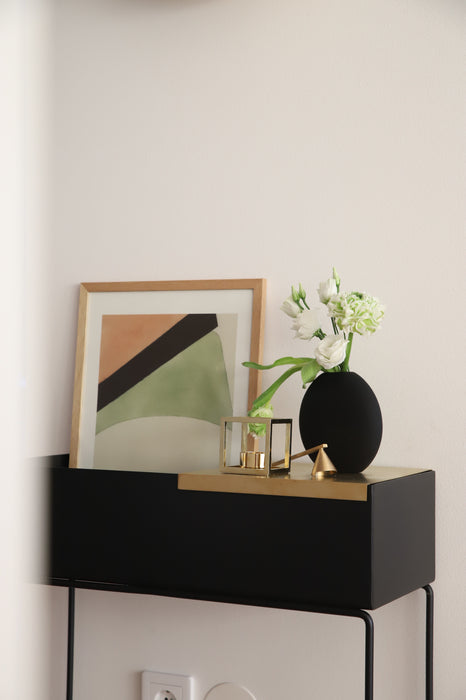 Cooee Design Pastille Vase Black, 20 cm