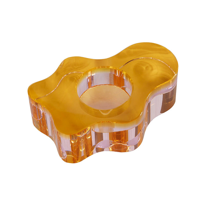 MOUD - CLOUD krystal lysestage – Pink/amber