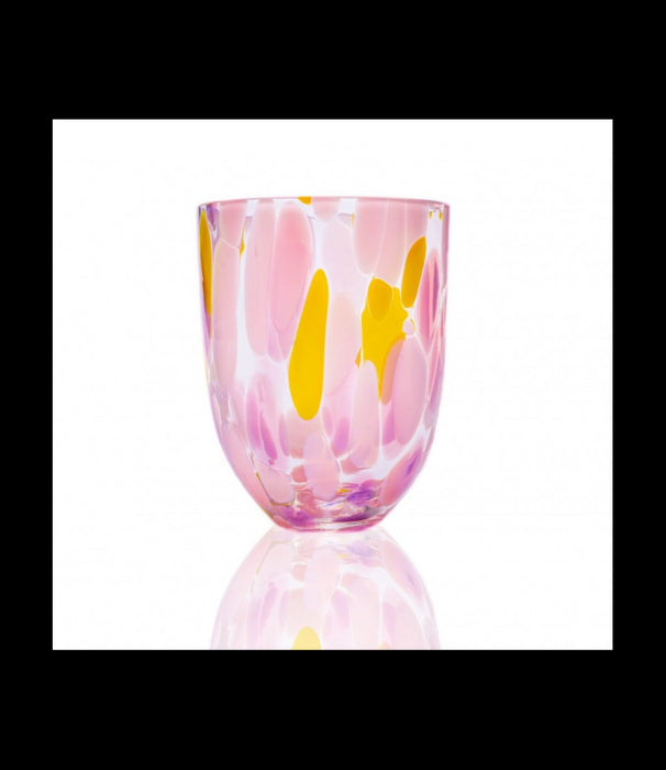 Anna von Lipa - Big confetti tumbler rosa, gul, lilla