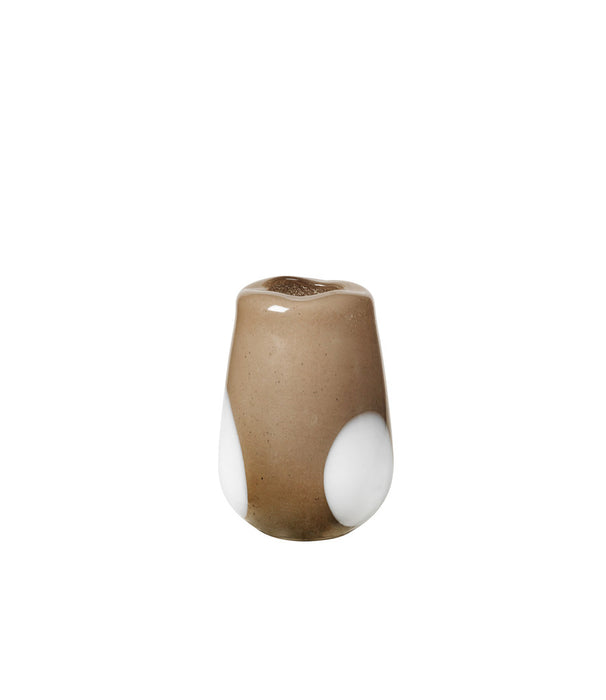 Broste - Vase "ADA" dot brun
